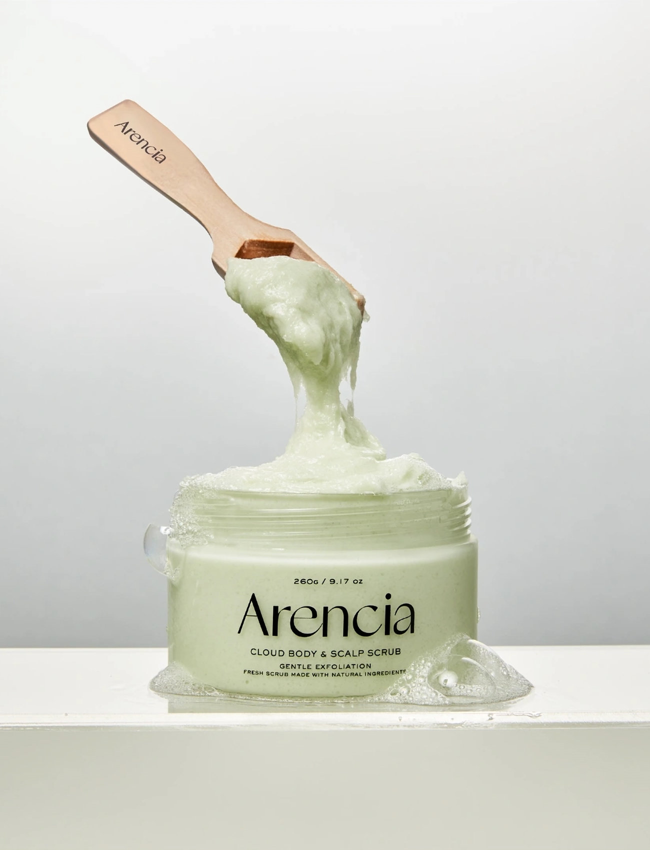 Arencia Fresh Cloud Body & Scalp Scrub Geranium & Primrose, 260 G, Nude, Treatments > Scalp Care, Dame