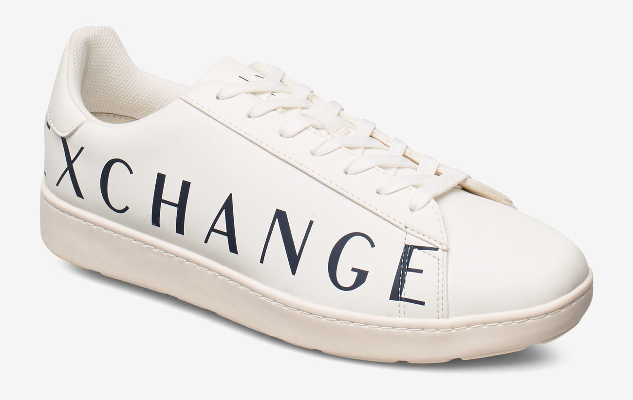 armani exchange white shoes