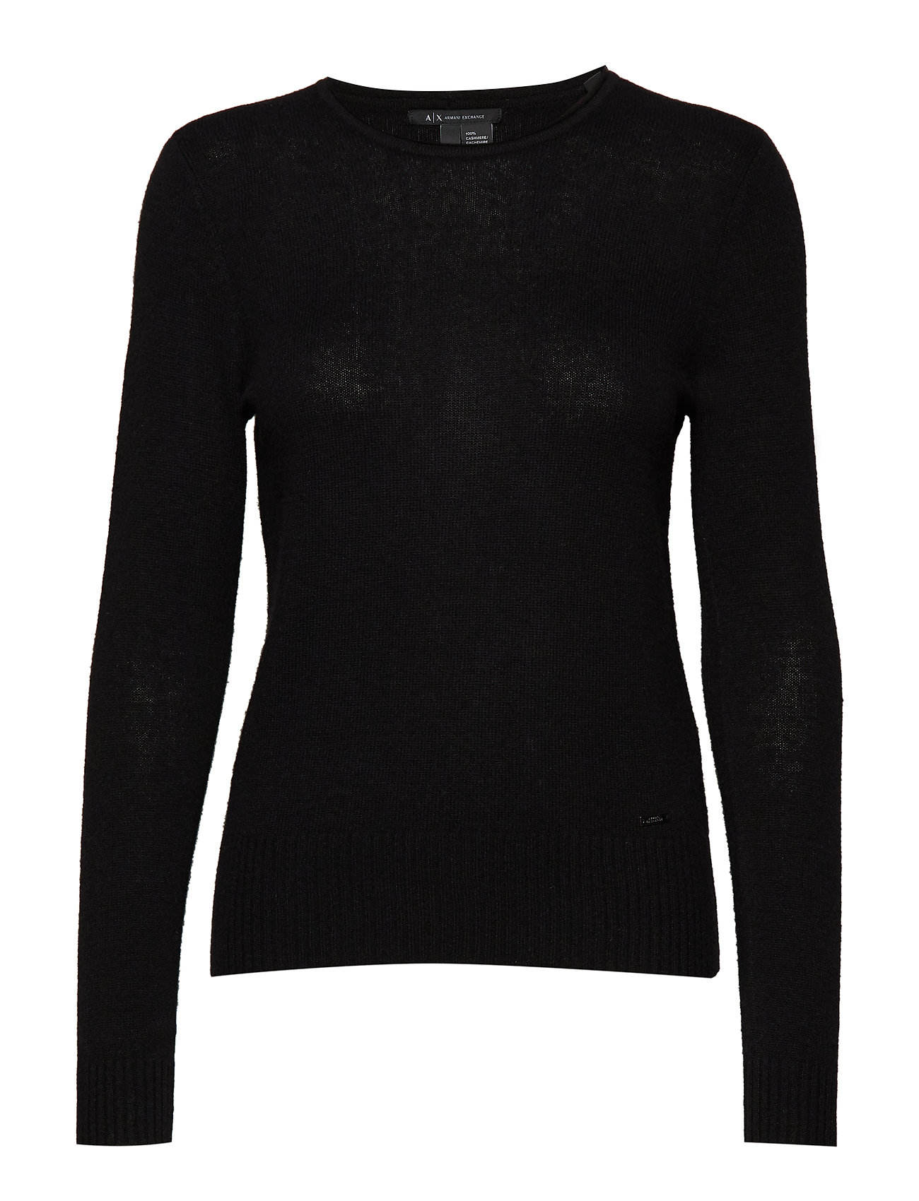 Woman Knitwear Pullover Gebreide Trui Zwart Armani Exchange armani exchange kopen in de aanbieding