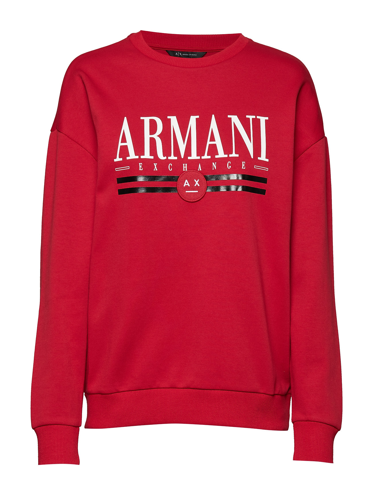 Woman Jersey Sweatshirt Trui Met Lange Mouwen Rood Armani Exchange armani exchange kopen in de aanbieding