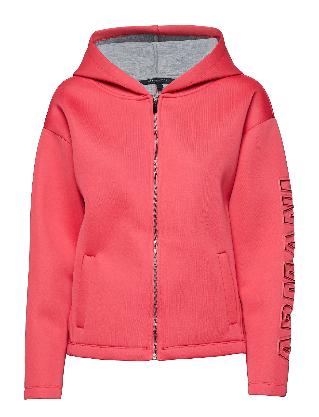 armani exchange red hoodie