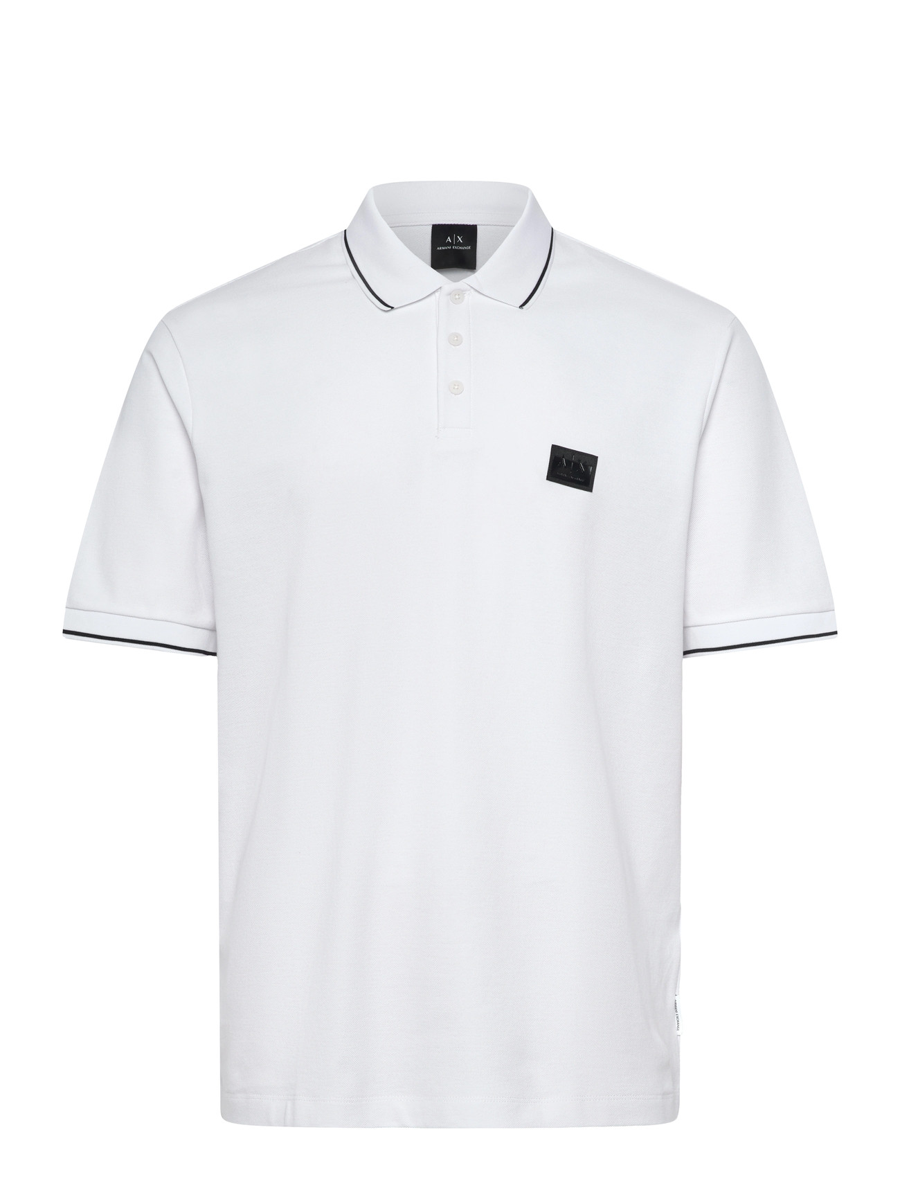 ARMANI EXCHANGE Polo Shirt Weiß - L - Herren