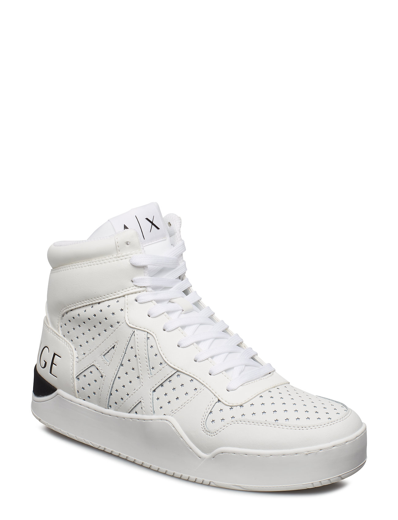 Plastic Sneaker Hoge Sneakers Wit Armani Exchange armani exchange kopen in de aanbieding