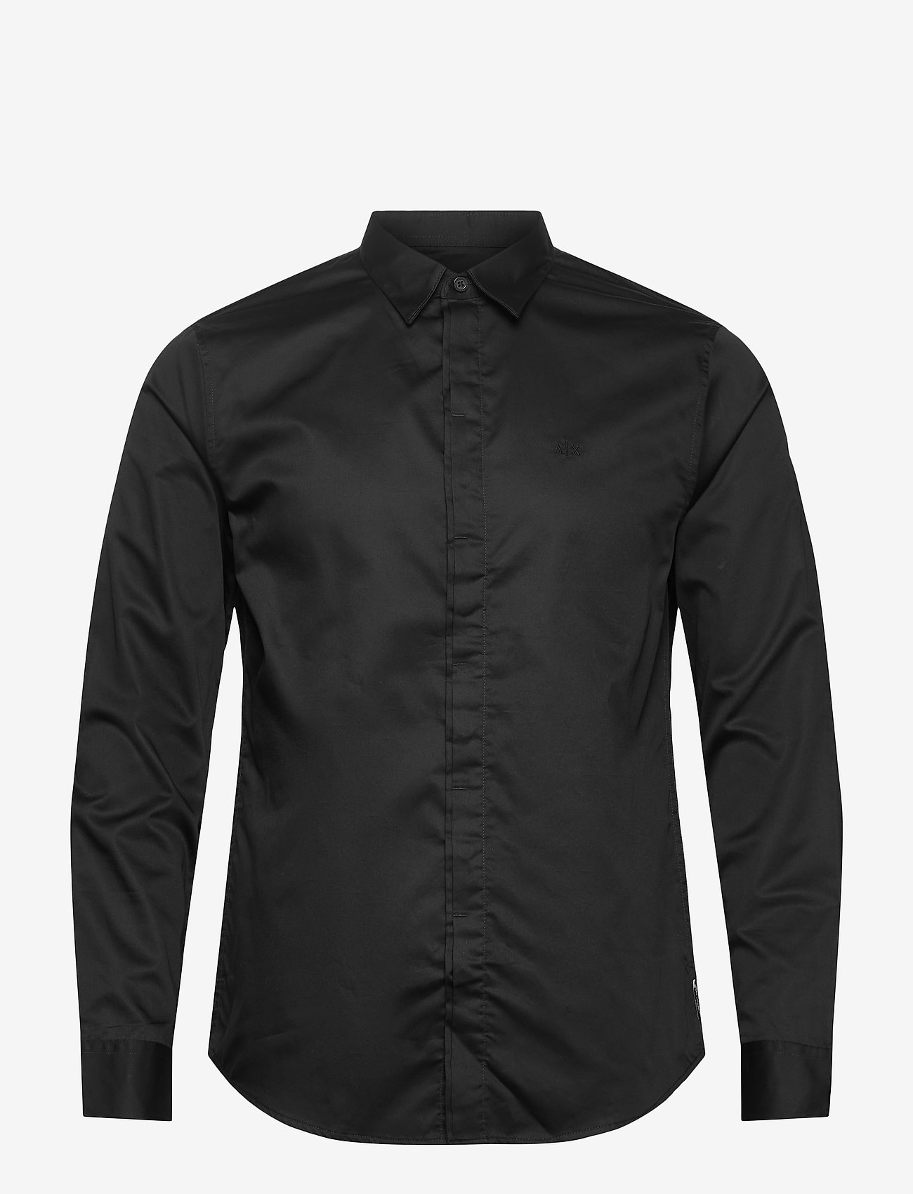armani exchange shirt black