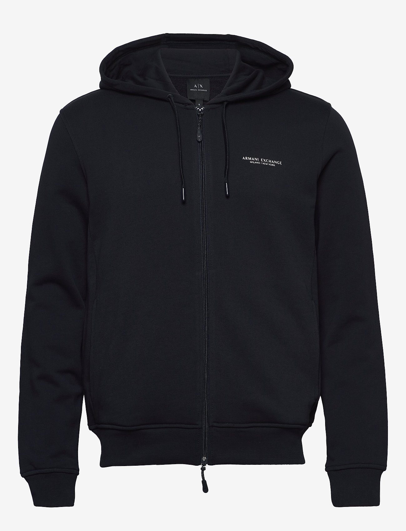 armani exchange zip up hoodie