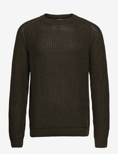 DAAMO EARTHCOLORS® - knitted round necks - natural forest