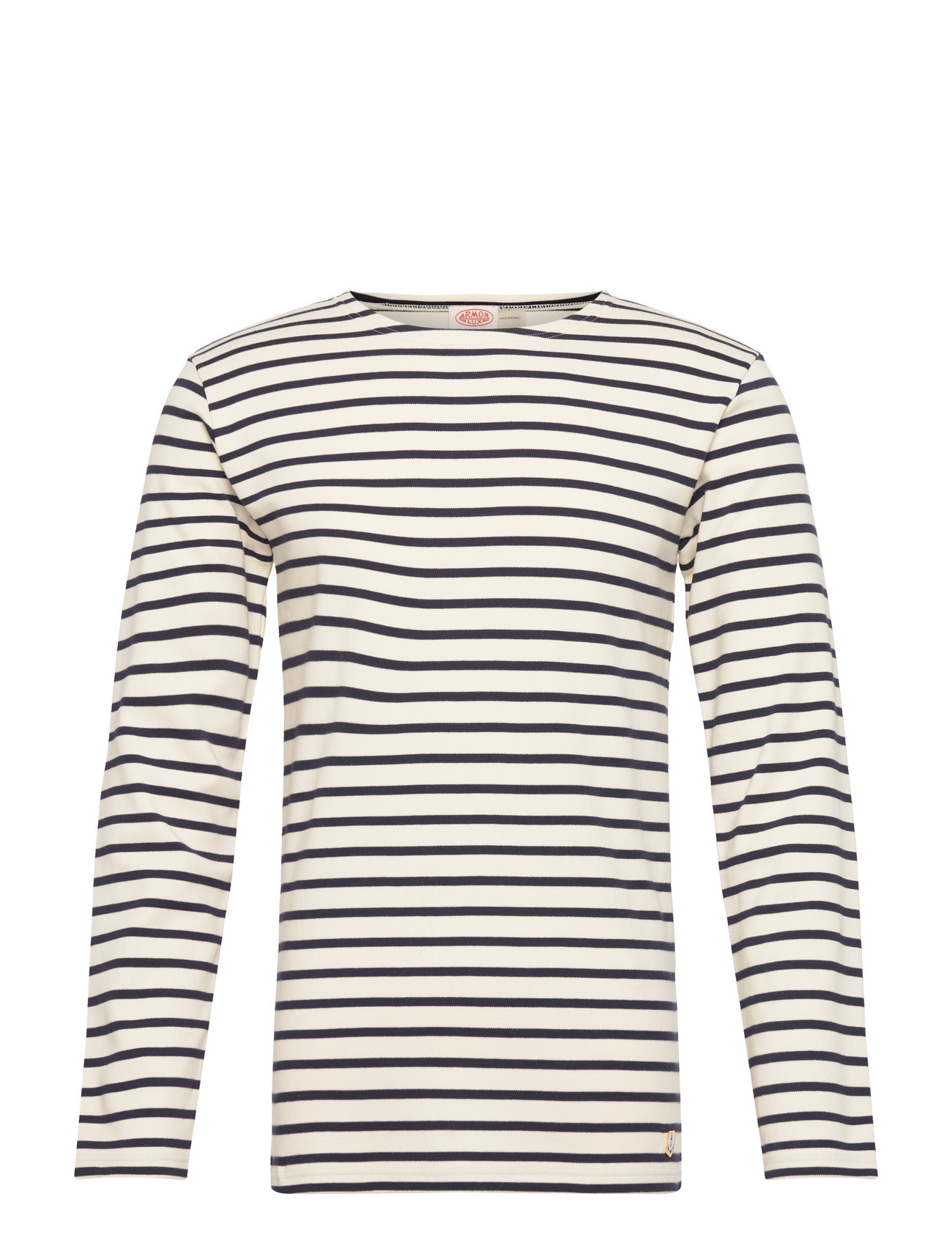 ARMOR LUX Breton Gestreift Shirt Braun - XXL - Herren