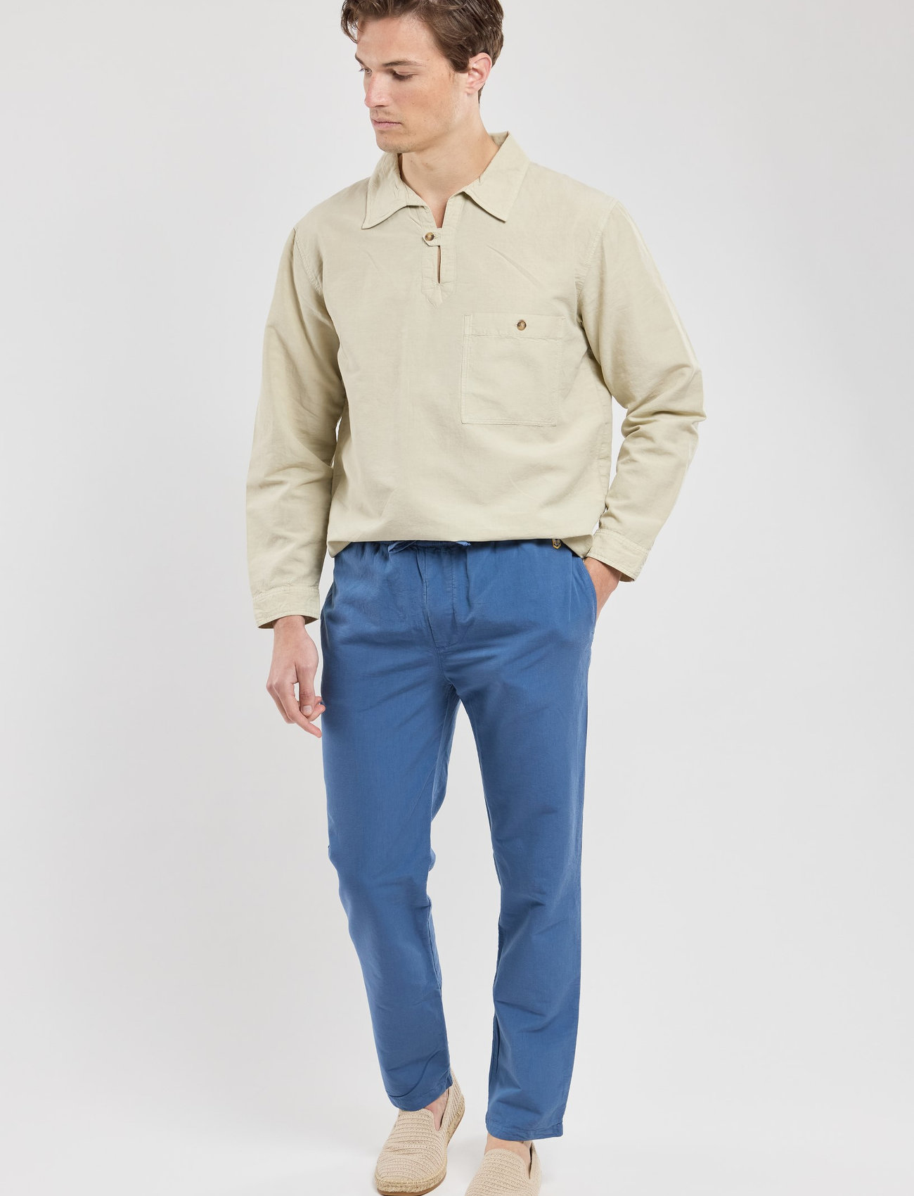 Armor Lux Trousers Héritage, 40, Blue, Bukser > Afslappet, Herre
