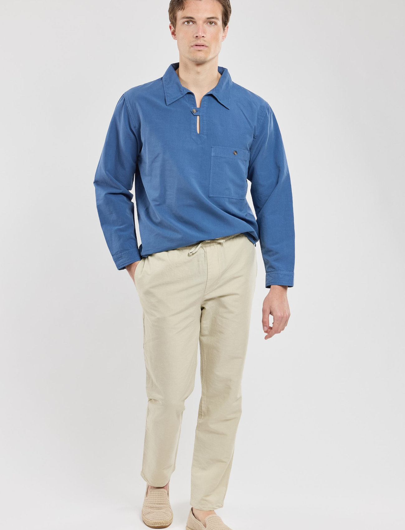 Armor Lux Trousers Héritage, 44, Beige, Bukser > Afslappet, Herre