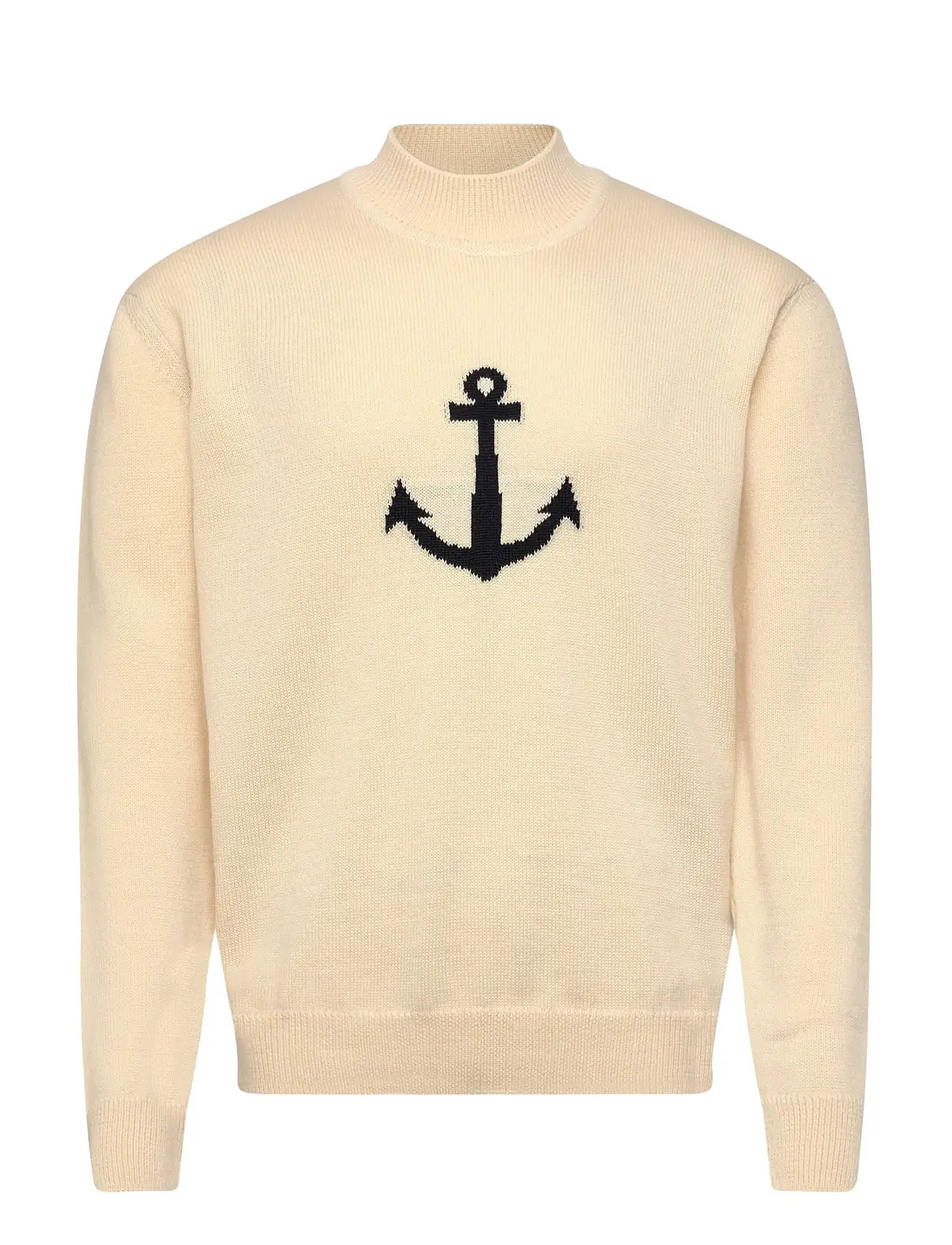 ARMOR LUX Pullover Stand Up Collar Héritage Cream - L - Herren