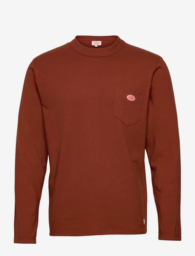Basic Pocket T-Shirt Long Sleeve - ikdienas t-krekli - séquoia brown
