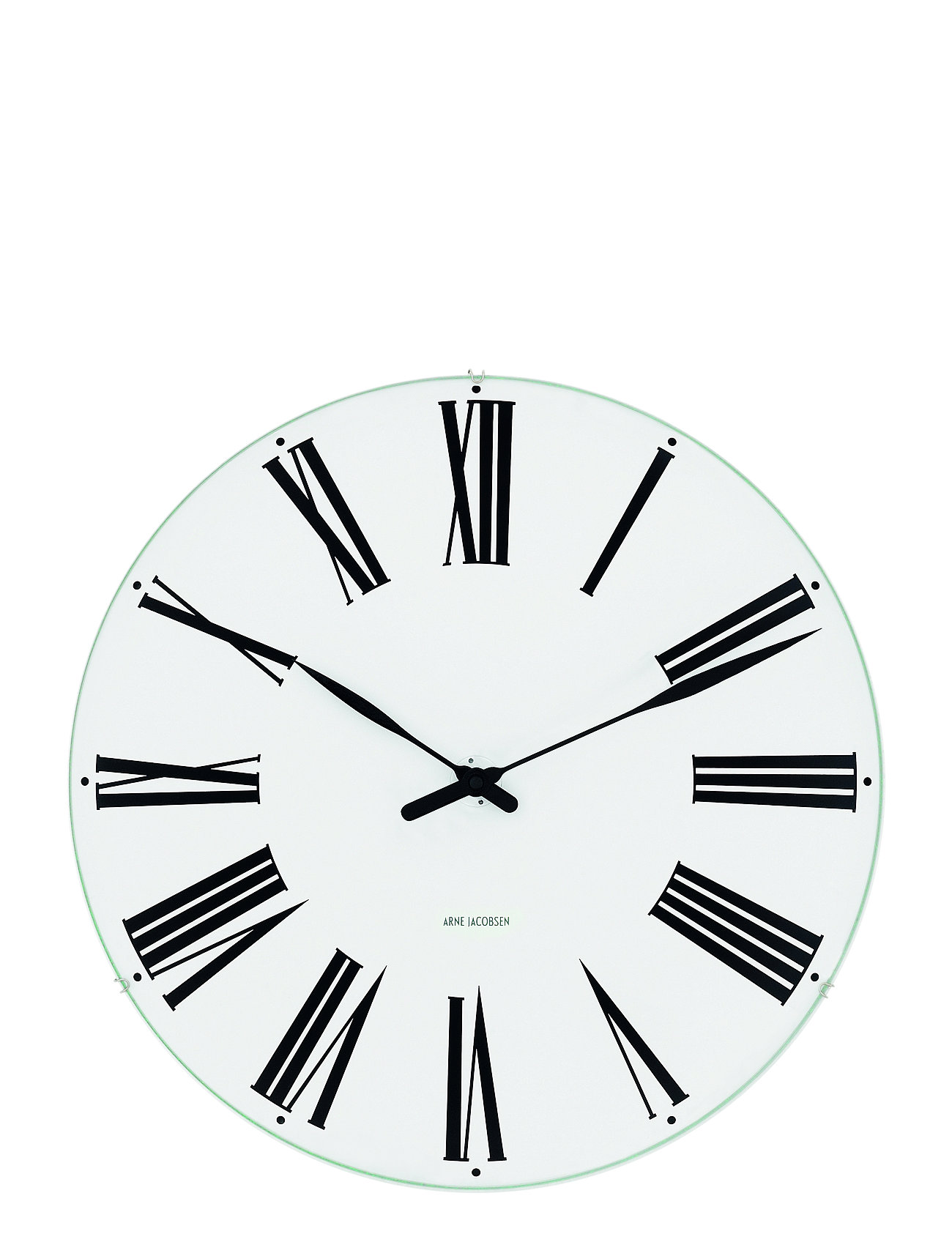 "Arne Jacobsen Clocks" "Roman Vægur Ø21 Cm Home Decoration Watches Wall Clocks White Arne