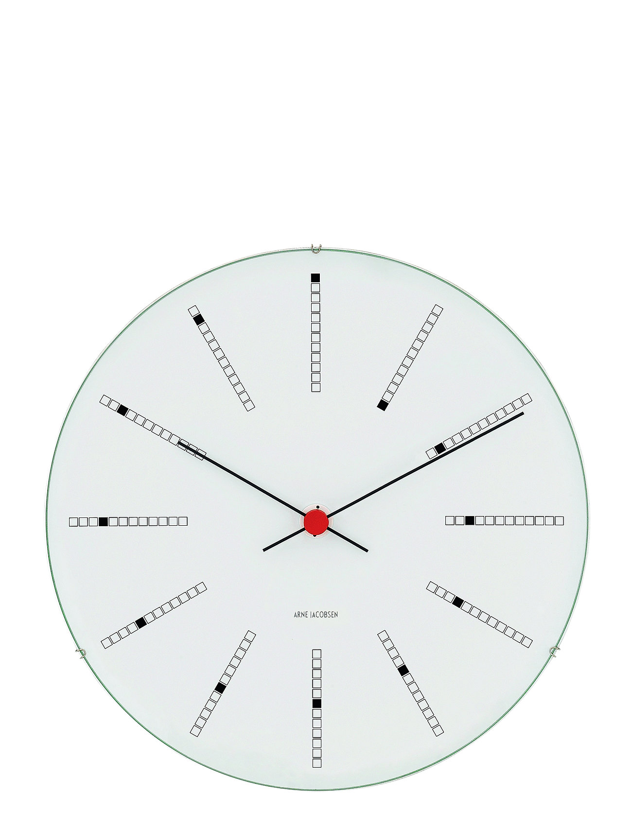 "Arne Jacobsen Clocks" "Bankers Vægur Ø48 Cm Home Decoration Watches Wall Clocks White Arne