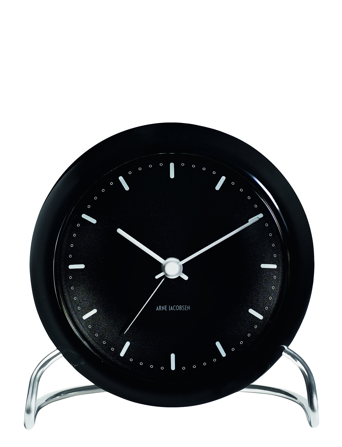 City Hall Bordur Ø11 Cm Home Decoration Watches Alarm Clocks Black Arne Jacobsen Clocks