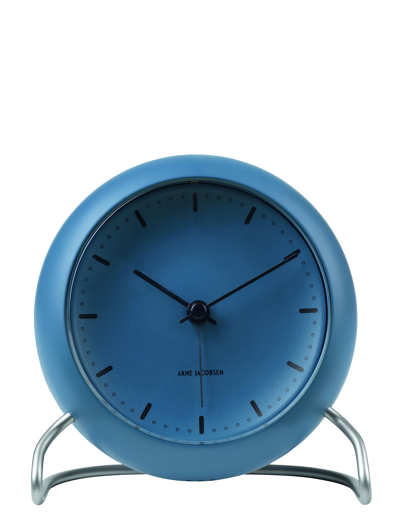 "Arne Jacobsen Clocks" "City Hall Bordur Ø11 Cm Home Decoration Watches Alarm Clocks Blue Arne