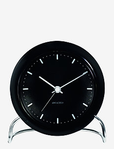 City Hall Table clock Ø11cm - budziki - black