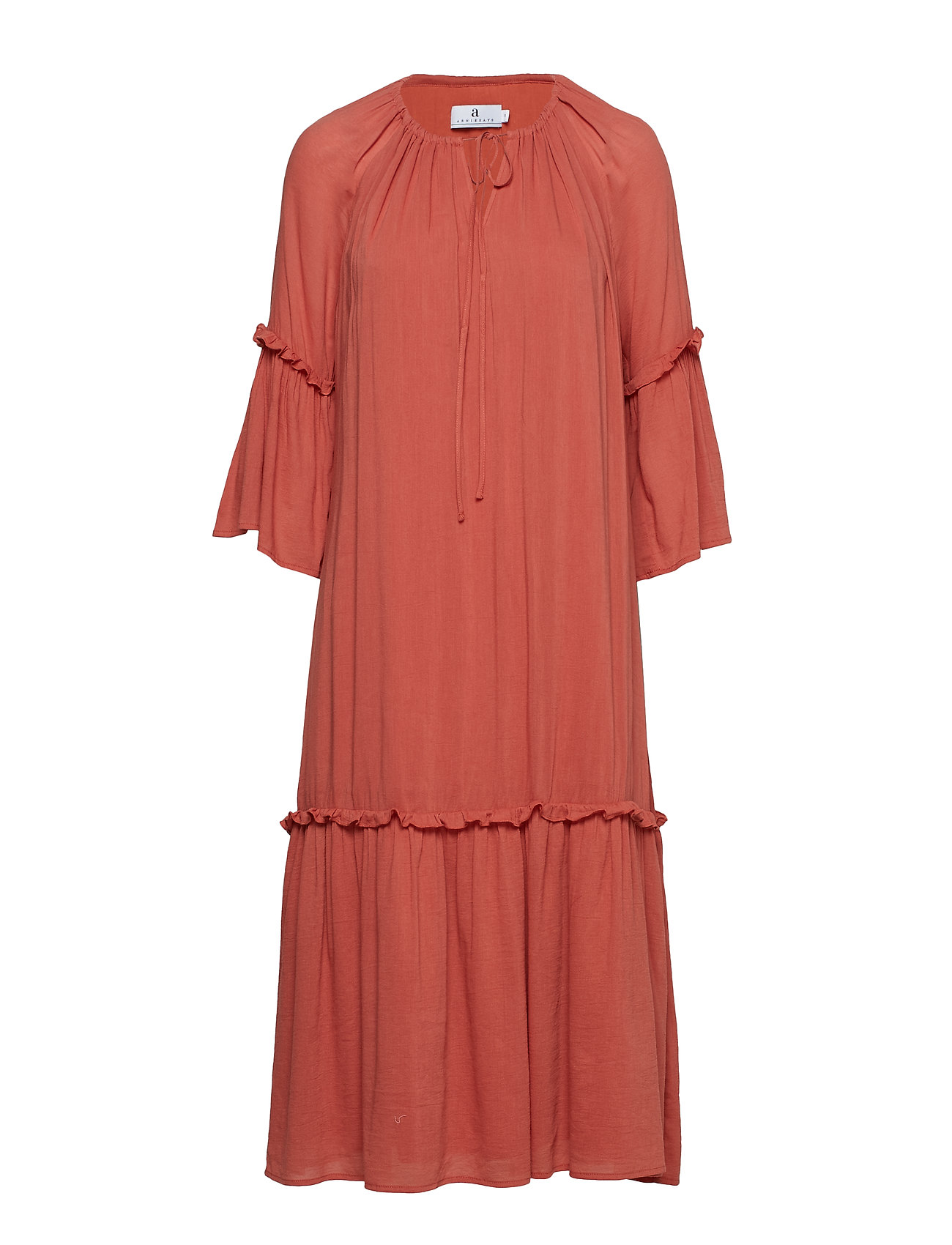 Izabella Jurk Knielengte Oranje Arnie Says arnie says kopen in de aanbieding