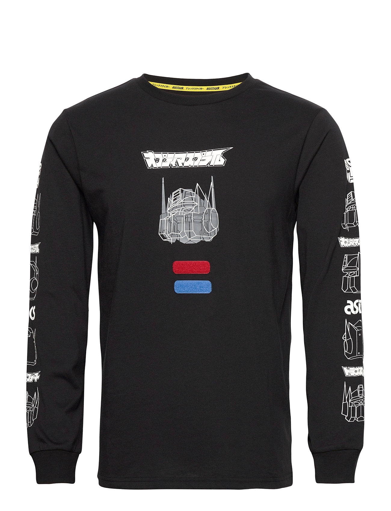 Tf M Graphic Ls Tee T-shirts Long-sleeved Musta ASICS SportStyle