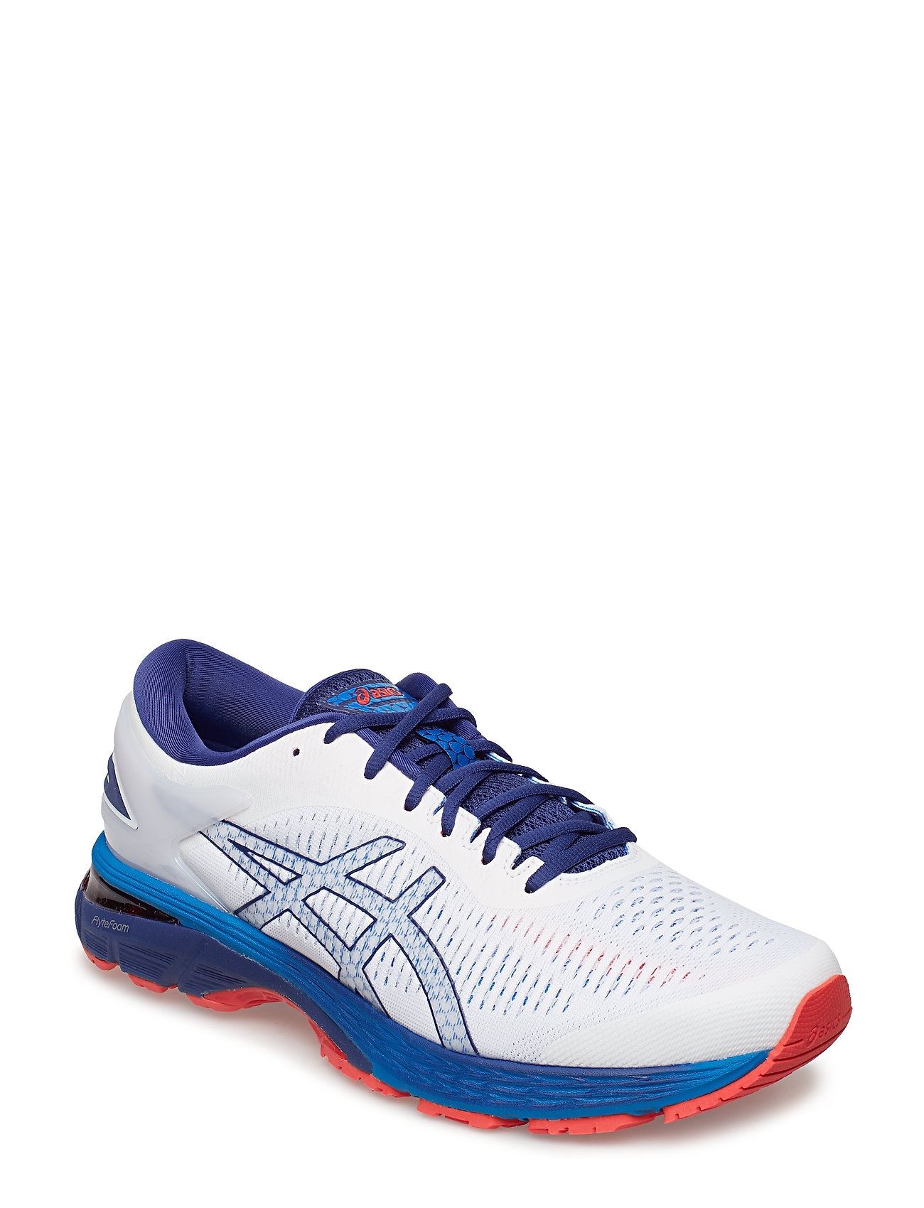 Asics gel kayano 25 white 2024 blue print