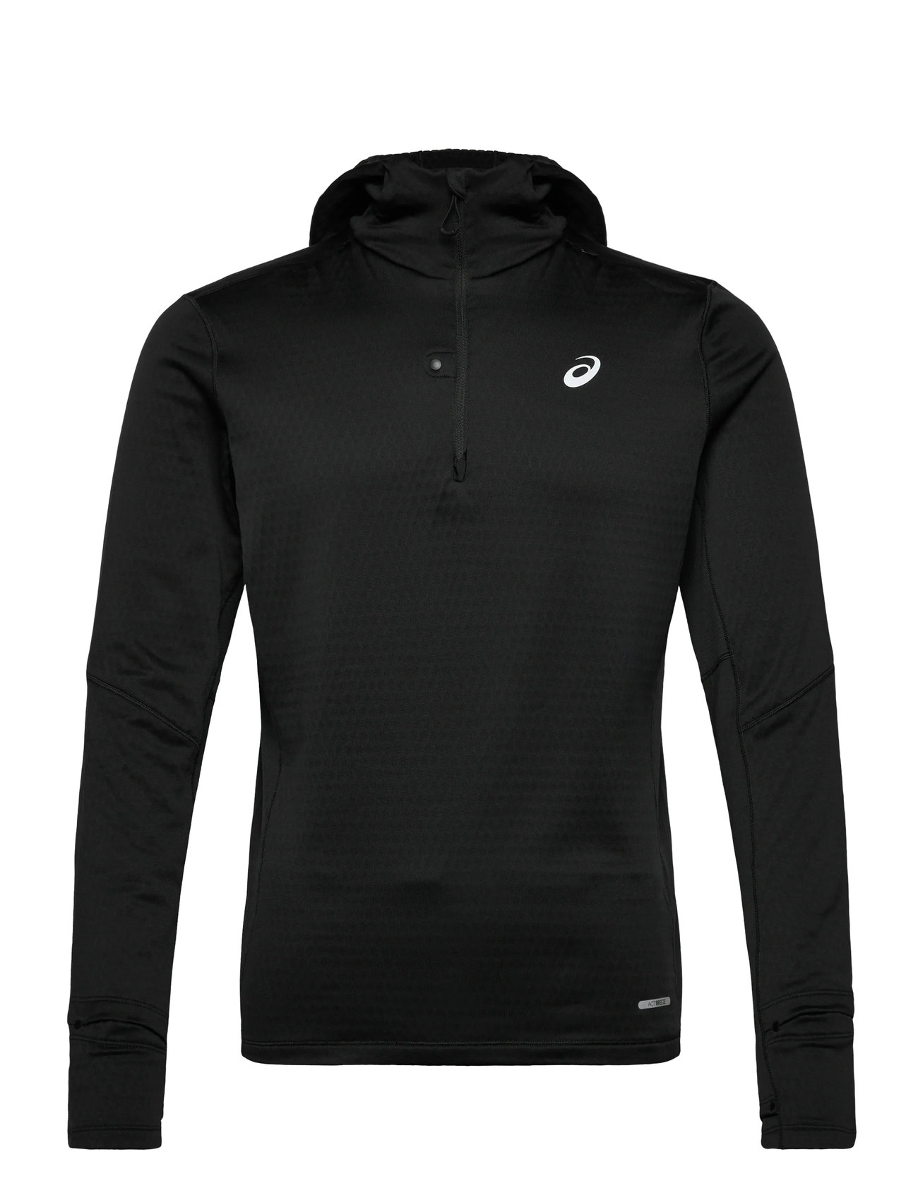Asics Road Winter Ls Hoodie, XXL, Black, Sport Sweatshirts & Hoodies > Sport Hoodies, Herre