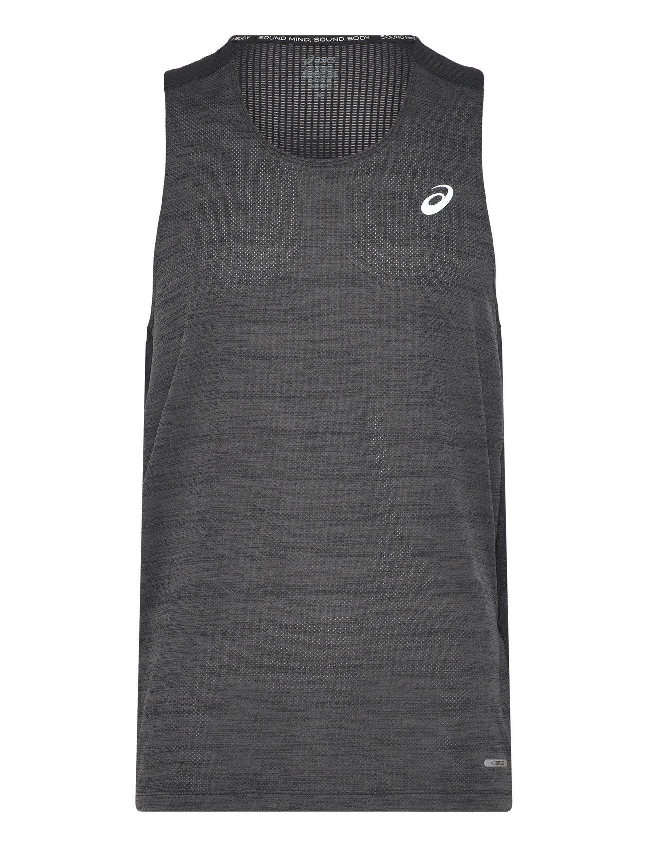 Asics Road Singlet, M, Grey, Sport Overdele > Sport Tank Overdele, Herre