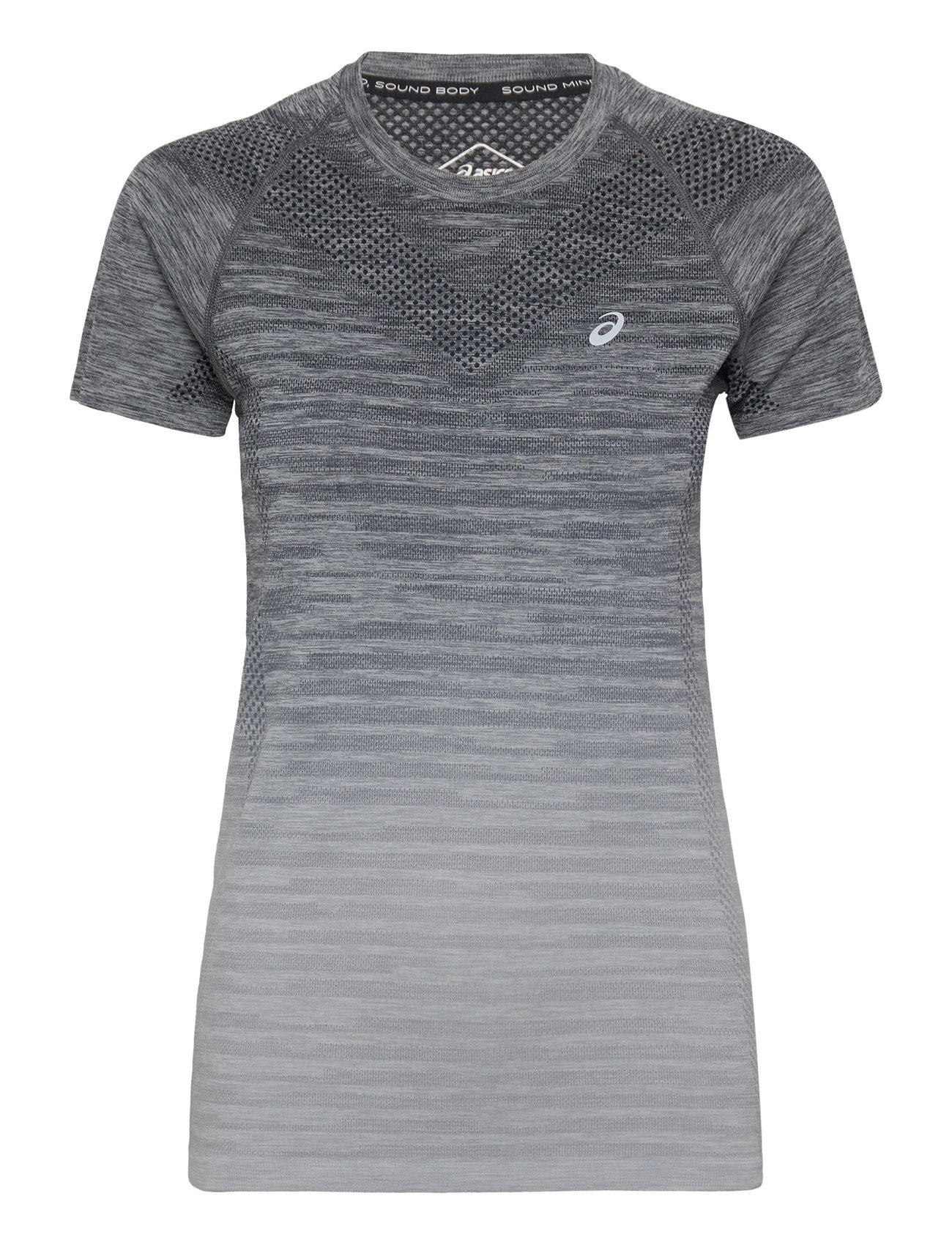 Seamless Ss Top Sport T-shirts & Tops Short-sleeved Grey Asics