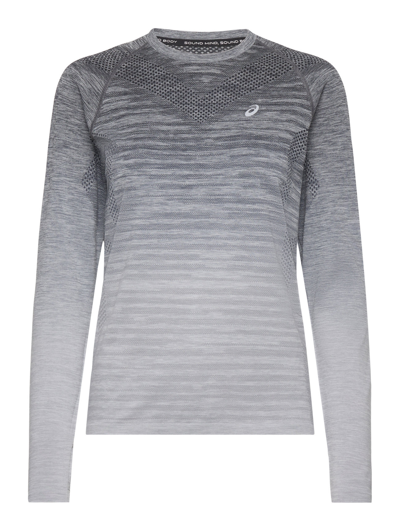 Seamless Ls Top Sport T-shirts & Tops Long-sleeved Grey Asics