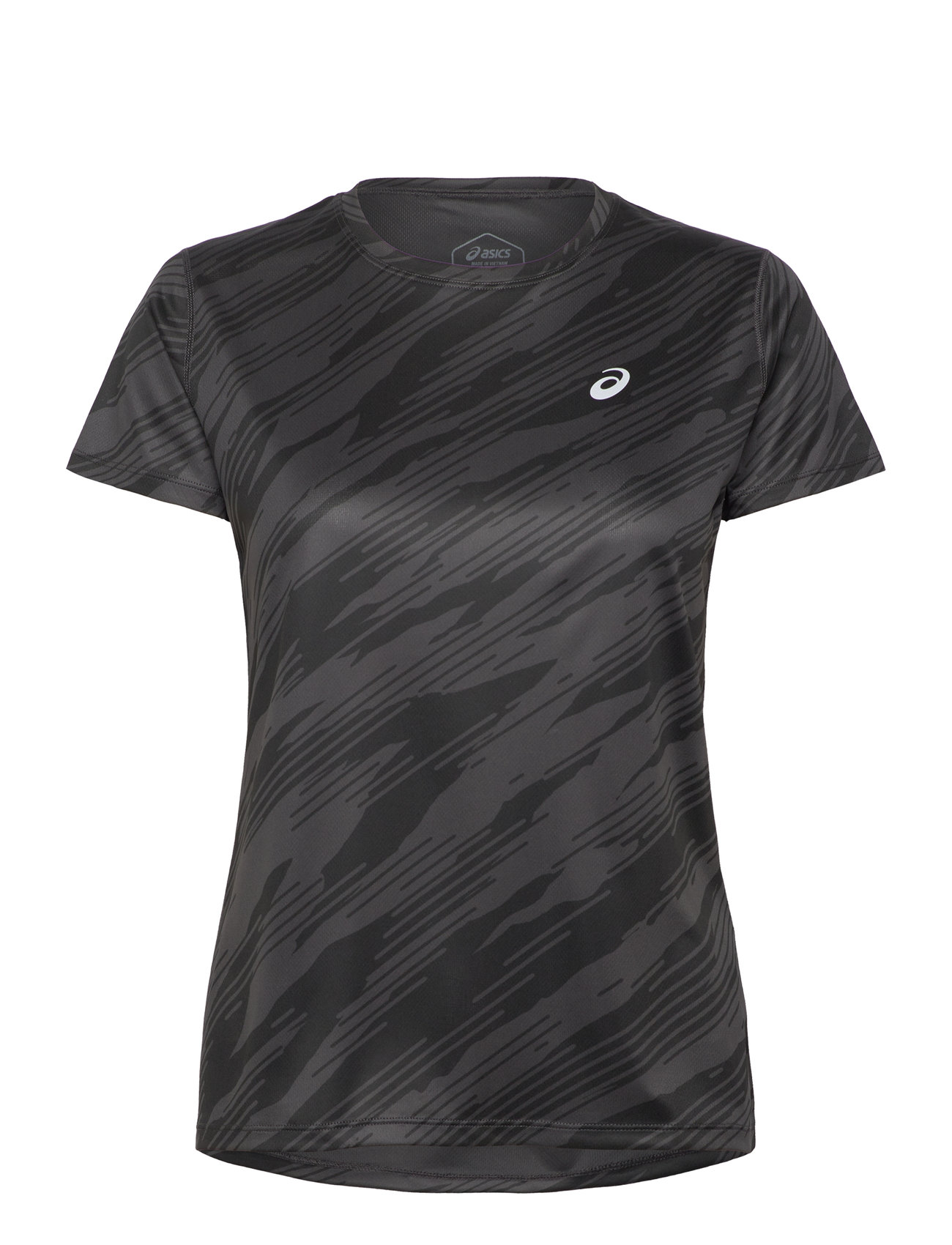 Core All Over Print Ss Top Sport Women Sport Clothing Sports Tops & T-shirts Sport T-Skjorte Black Asics