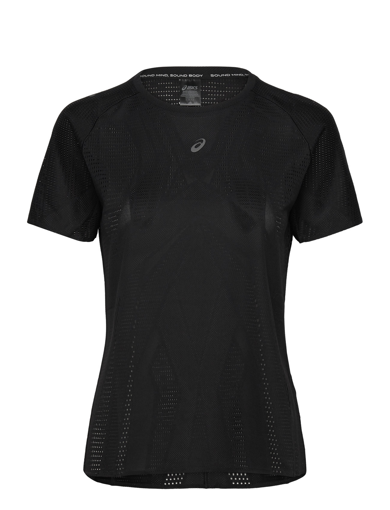 Metarun Ss Top Sport T-shirts & Tops Short-sleeved Black Asics