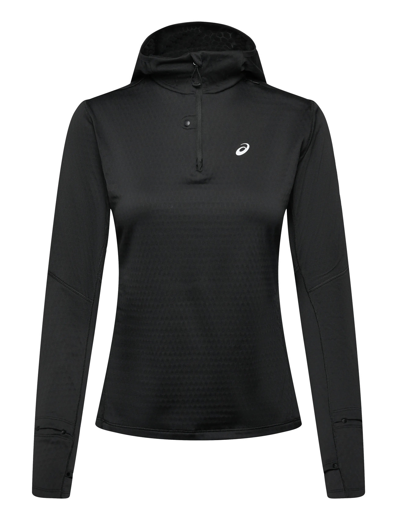 Asics Road Winter Ls Hoodie, XL, Black, Sport Sweatshirts & Hoodies > Sport Hoodies, Dame