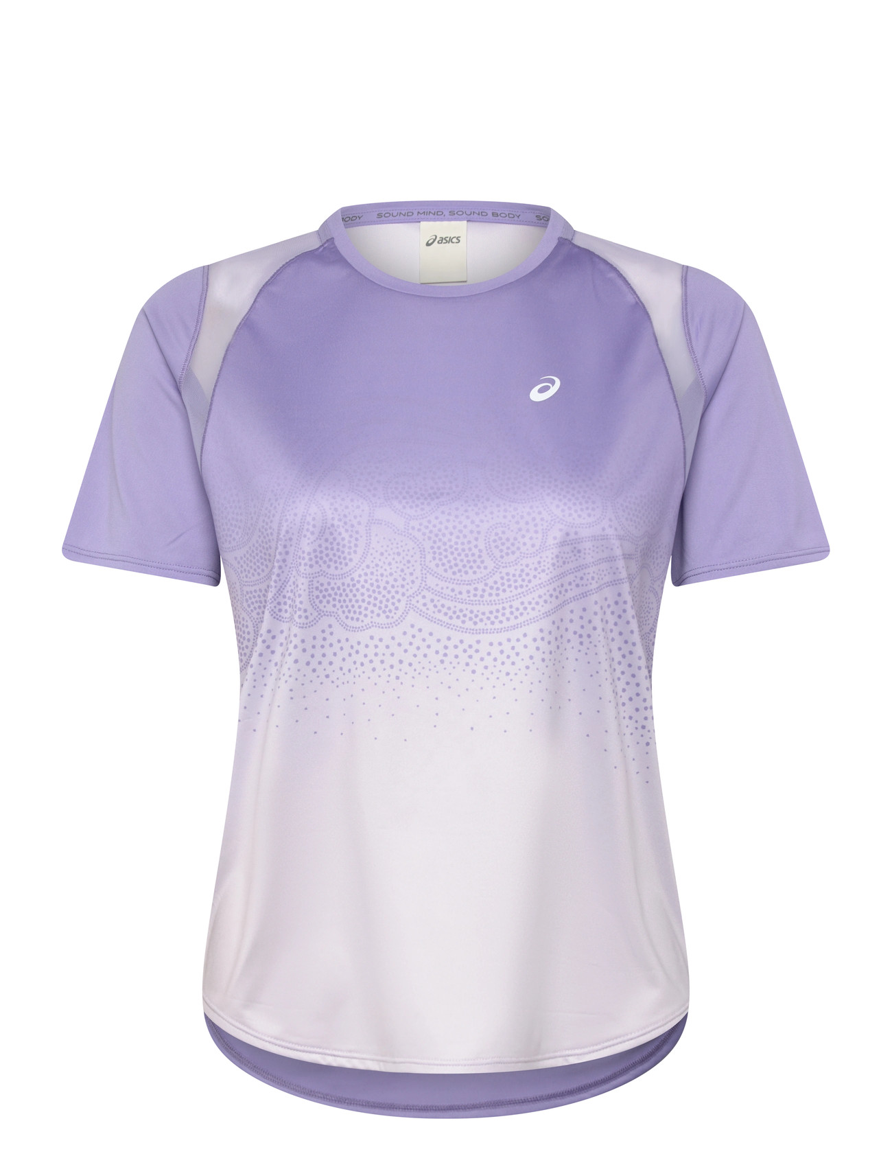 Asics Road Fade Ss Top, L, Purple, Sports Overdele & T-shirts > Sport T-shirts, Dame