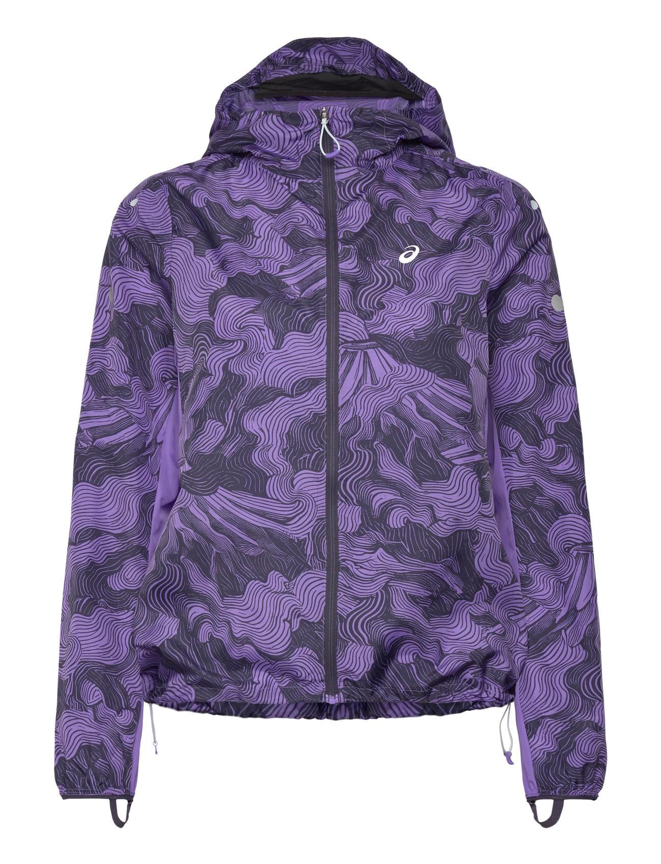 Asics Fujitrail Packable Jacket, M, Purple, Sport Jackets > Sport Training Jackets, Dame