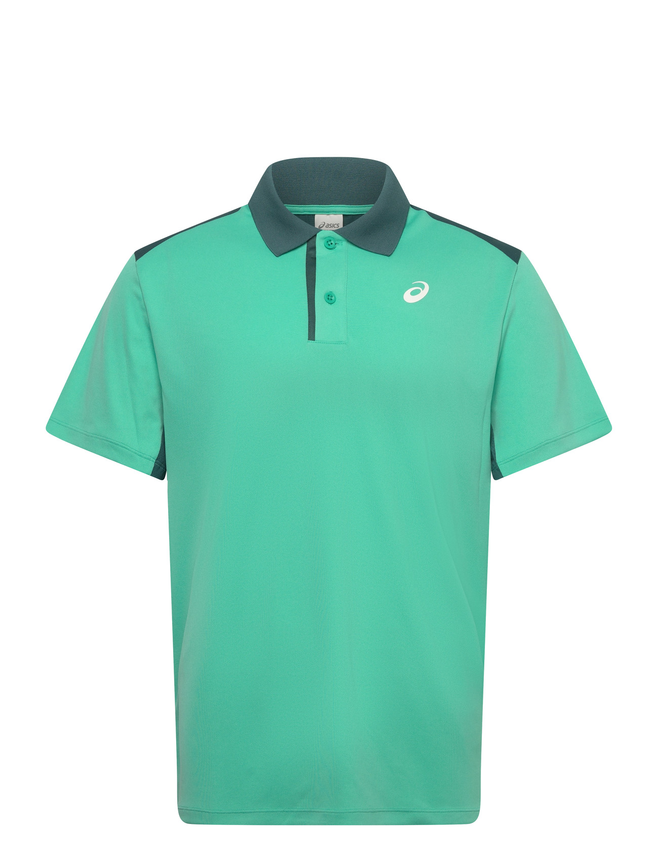 Asics Court Polo, XL, Green, Sport Polos > Sport Short-sleeved Polos, Herre