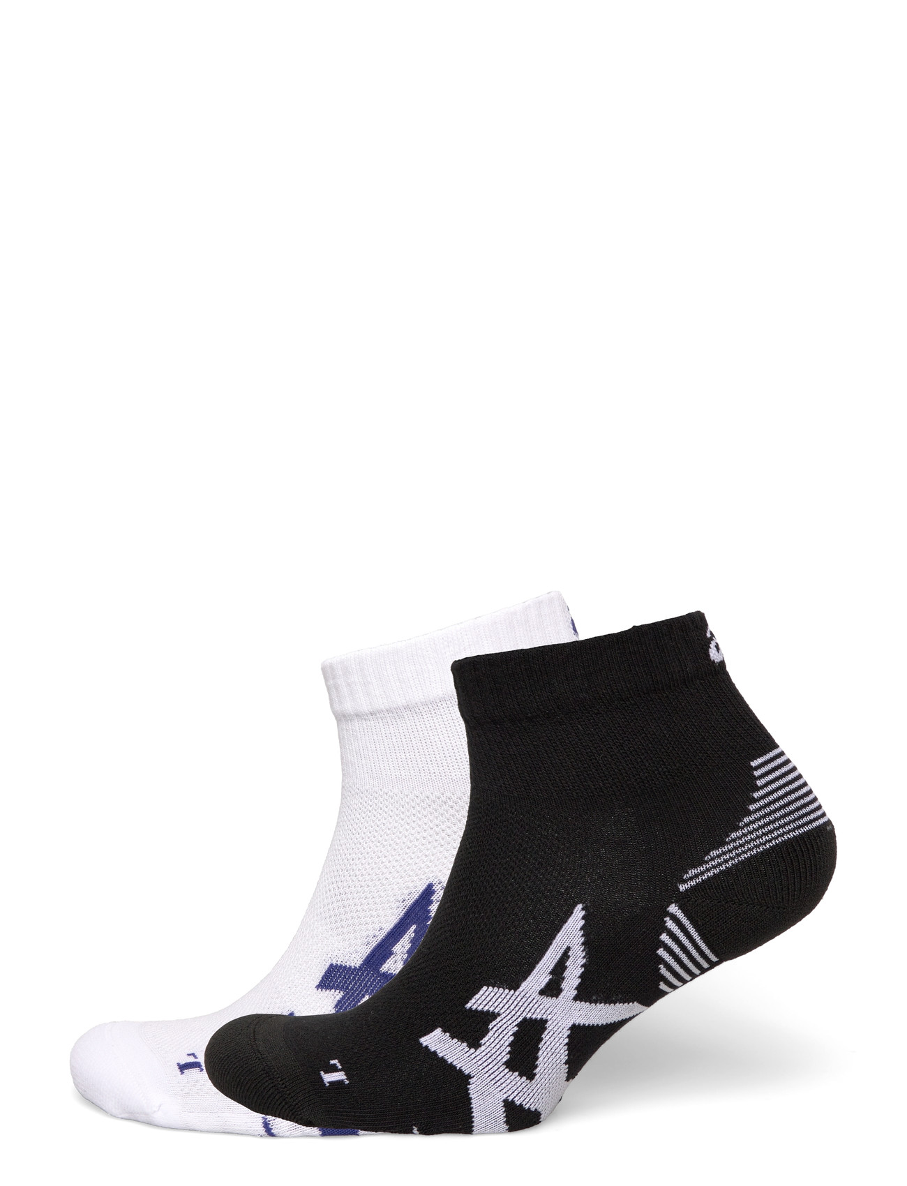 Asics 2 Pack Cushioned Run Quarter Sock, L, Multi/patterned, Sport Clothing > Sport Socks, Dame