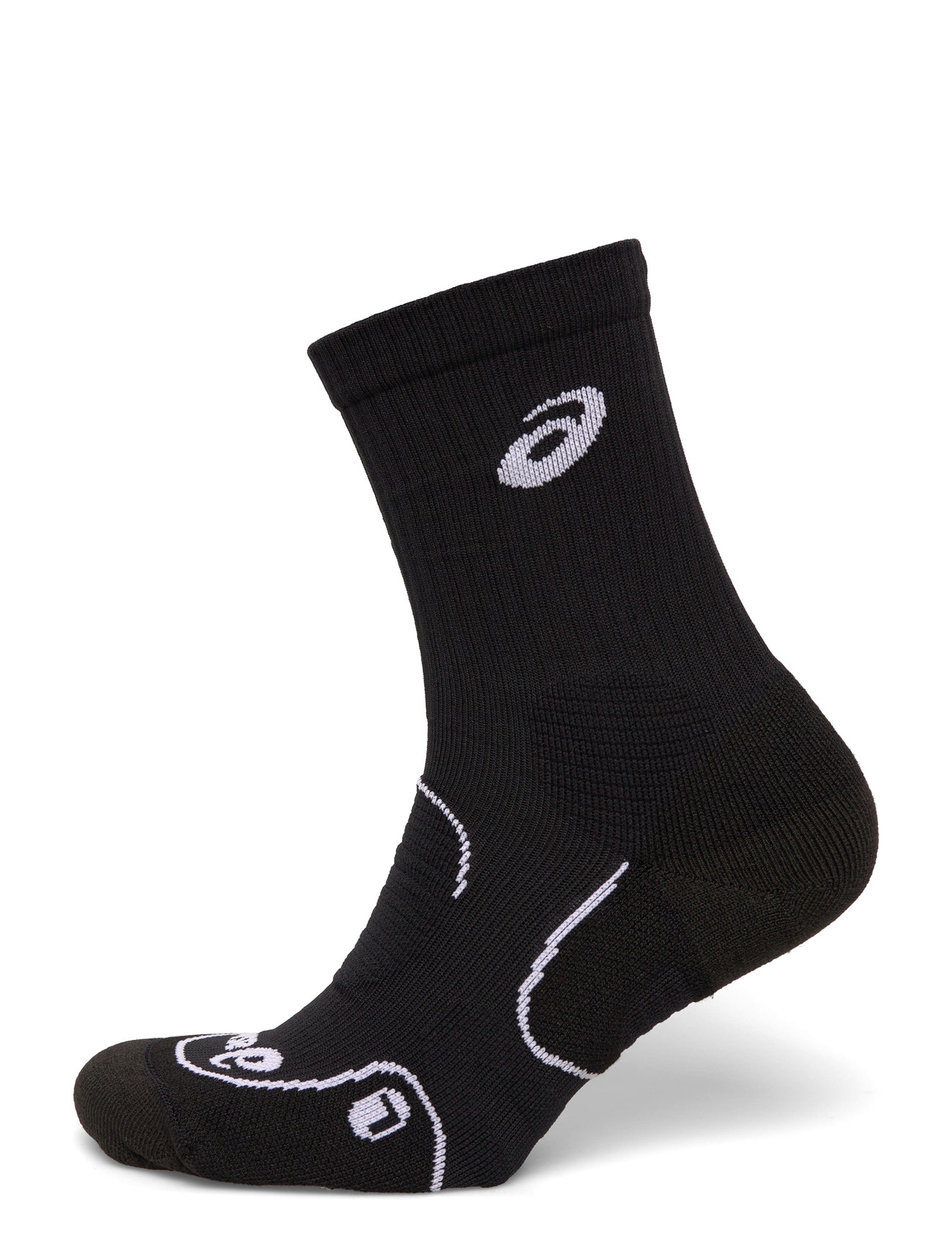 Asics Court+ Tennis Crew Sock, S, Black, Sport Clothing > Sport Socks, Dame