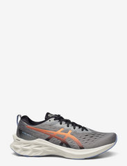 Asics - NOVABLAST 2 - running shoes - clay grey/shocking orange - 1