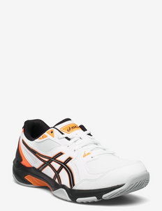 GEL-ROCKET 10 - chaussures pour sports de raquette - white/shocking orange