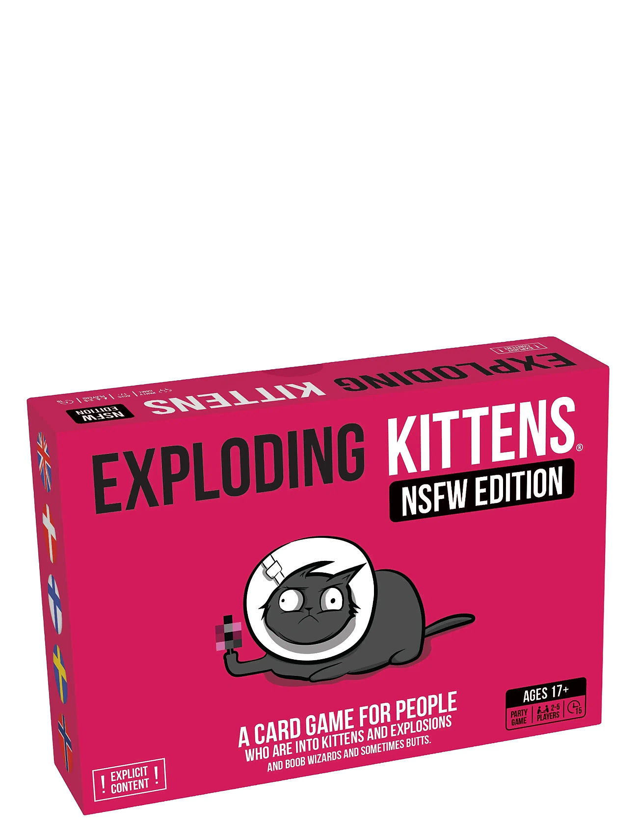 Asmodee Exploding Kittens Nordic Nsfw Ed. (Pink), One Size, Pink, Spil > Kortspil, Børn