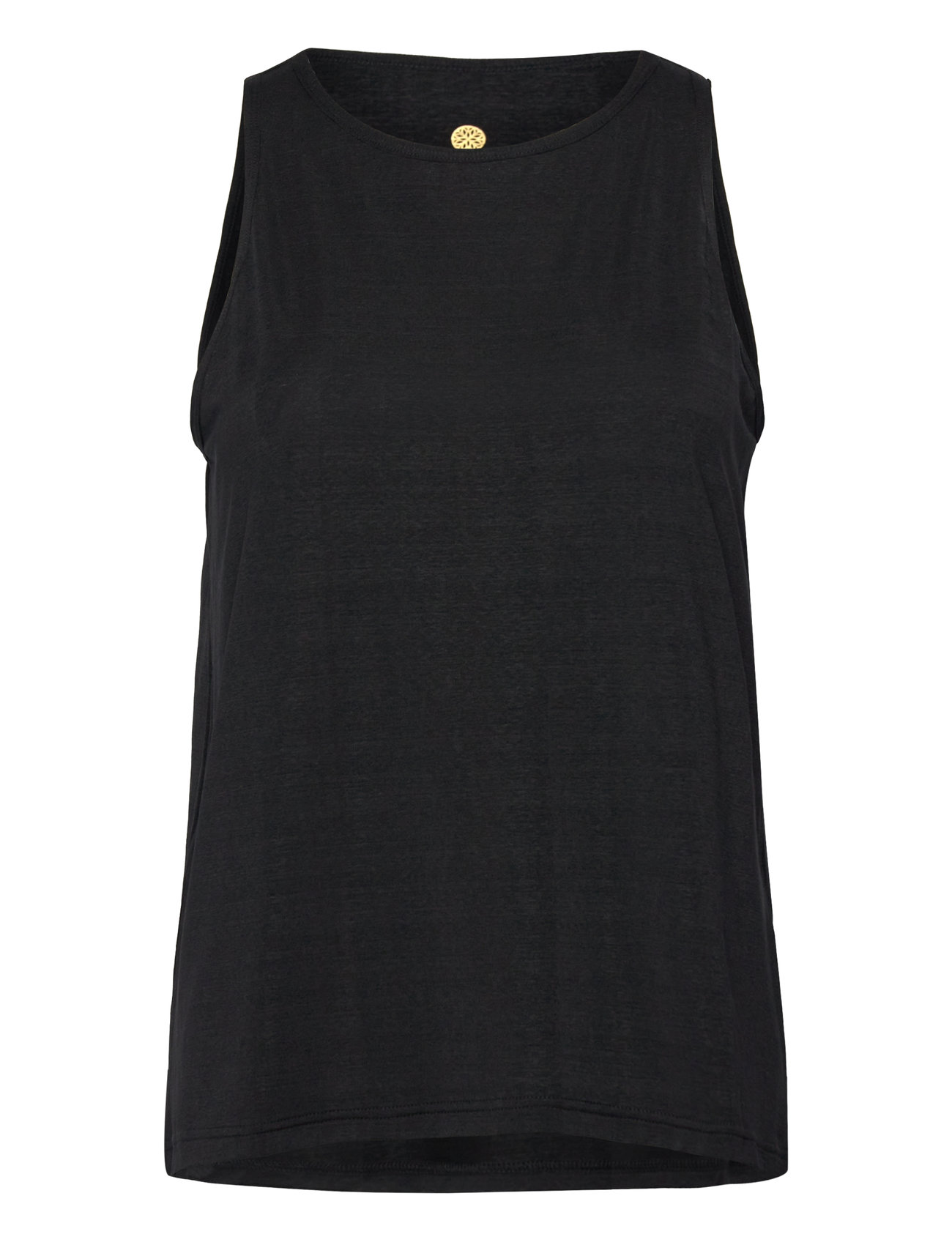 Mota W Slub Top Black Athlecia