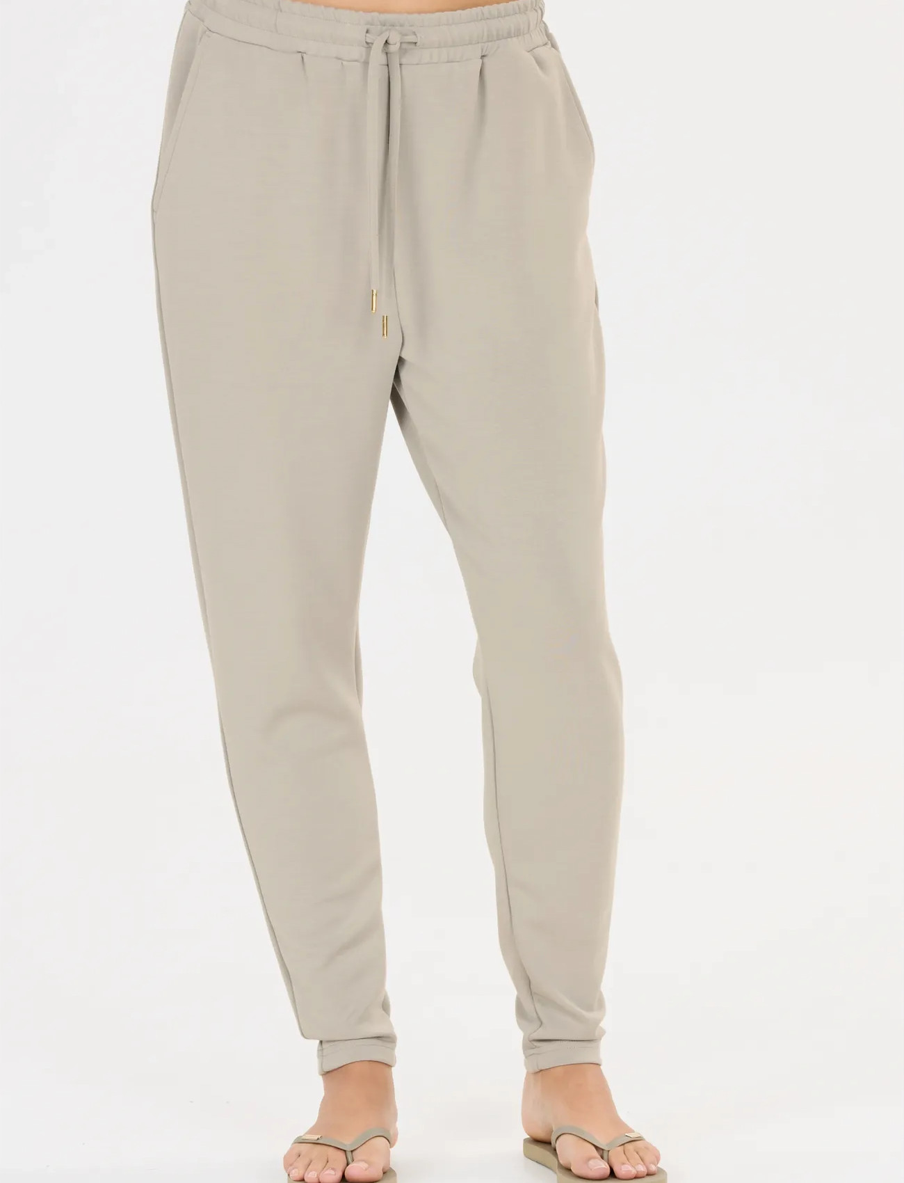 Athlecia Jacey V2 W Sweat Pants, 46, Beige, Sport Pants > Sport Sweatpants, Dame