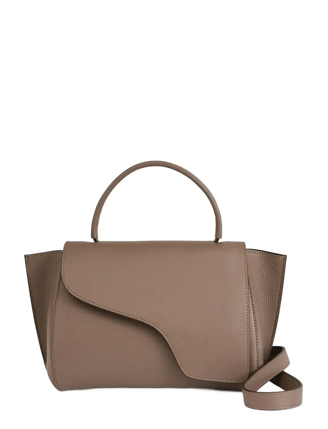 ATP Atelier Arezzo Tahini Grained Calf, One Size, Brown, Designere > Tasker Med Tophåndtag, Dame