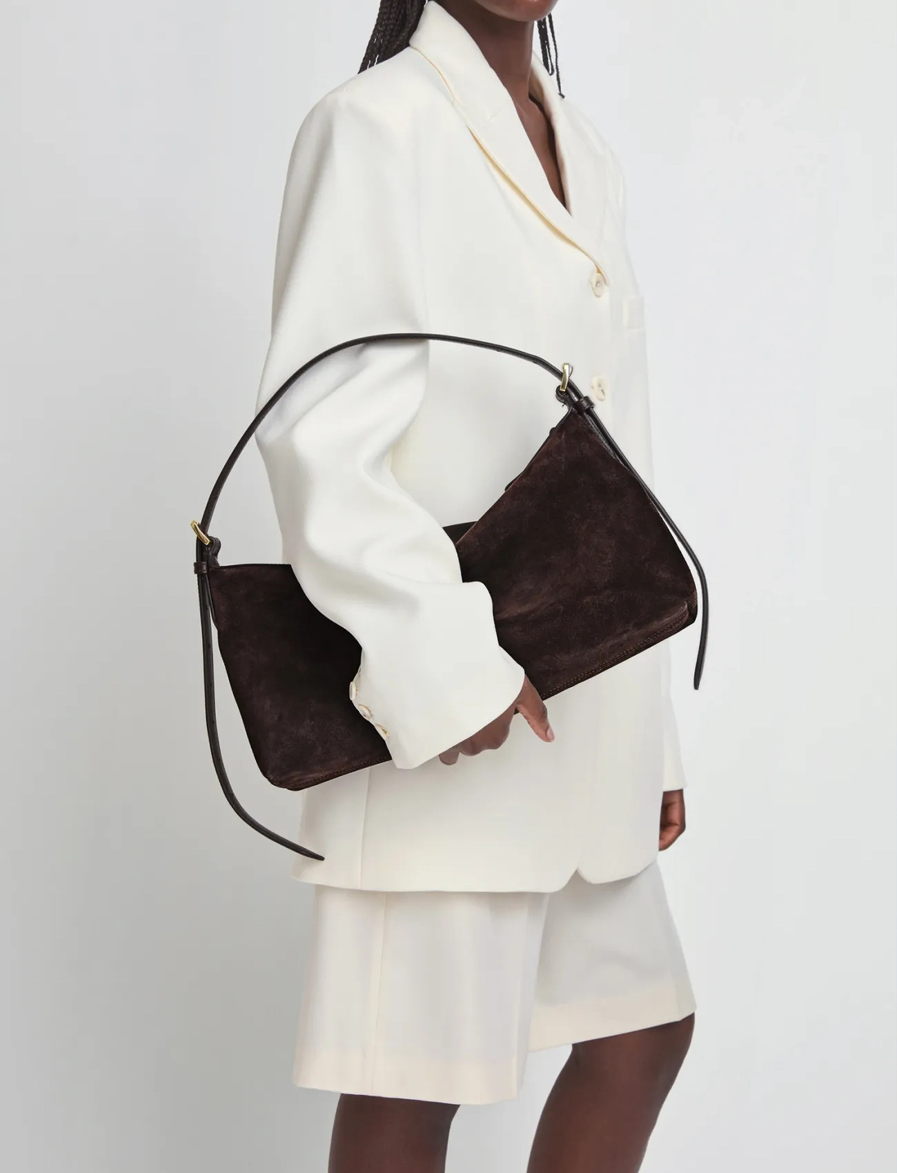 ATP Atelier Castellare Walnut Suede/Vacchetta, One Size, Brown, Designere > Tasker Med Tophåndtag, Dame