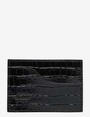 ATP Atelier - Vinci Black Printed Crocolino - kortholdere - black - 0