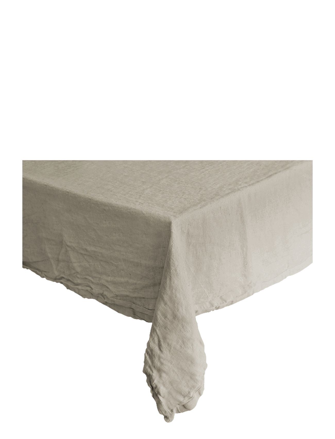 Table Cloth Linen Basic Washed Home Textiles Kitchen Textiles Tablecloths & Table Runners Grey Au Maison