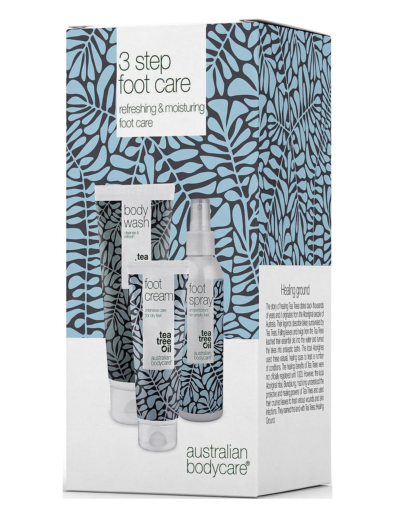 3 Step Foot Care - Refreshing & Moisturing Foot Care Beauty Men Skin Care Body Foot Cream Nude Australian Bodycare