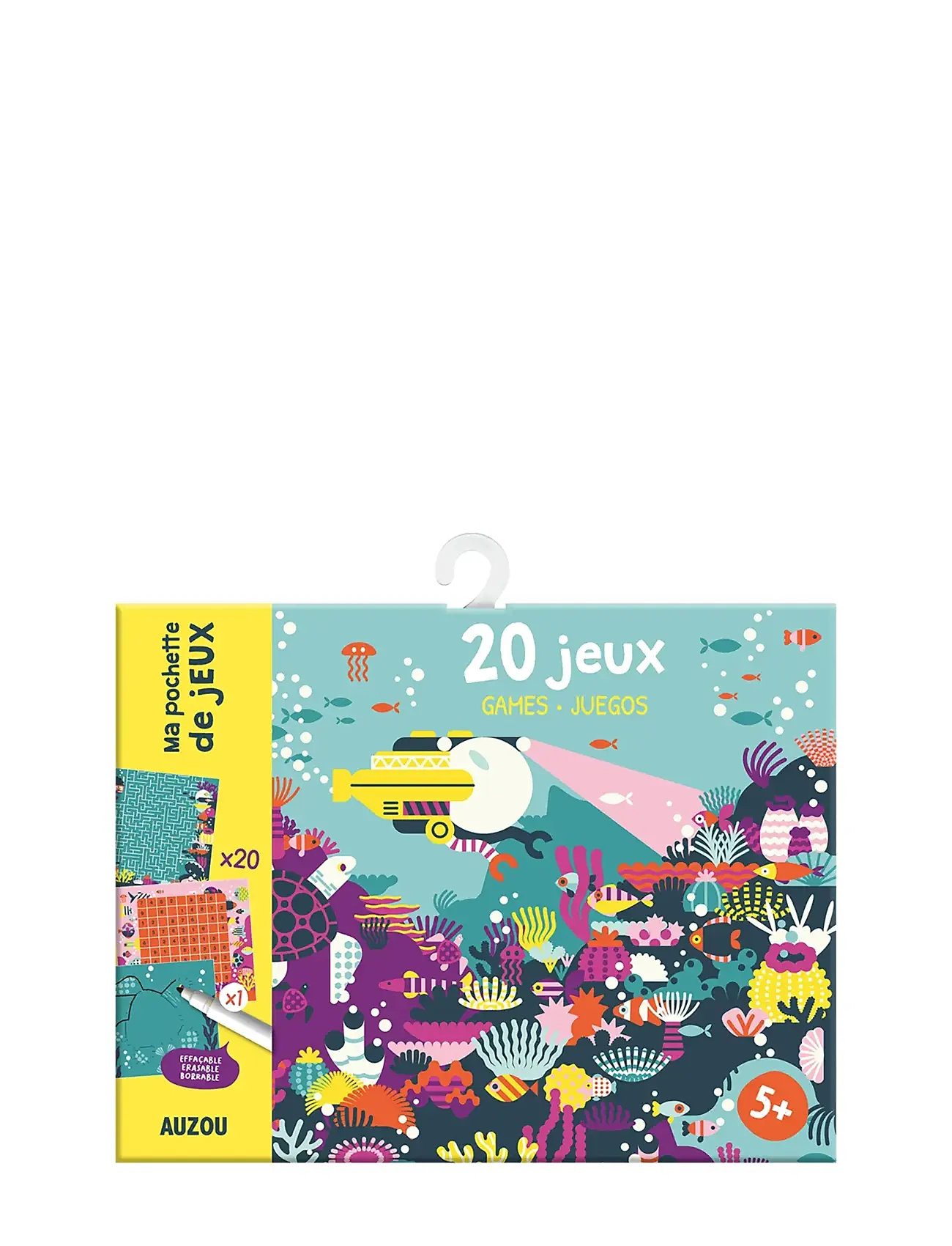 Activity Cards - 20 Ocean Games Toys Puzzles And Games Games Board Games Multi/patterned Auzou