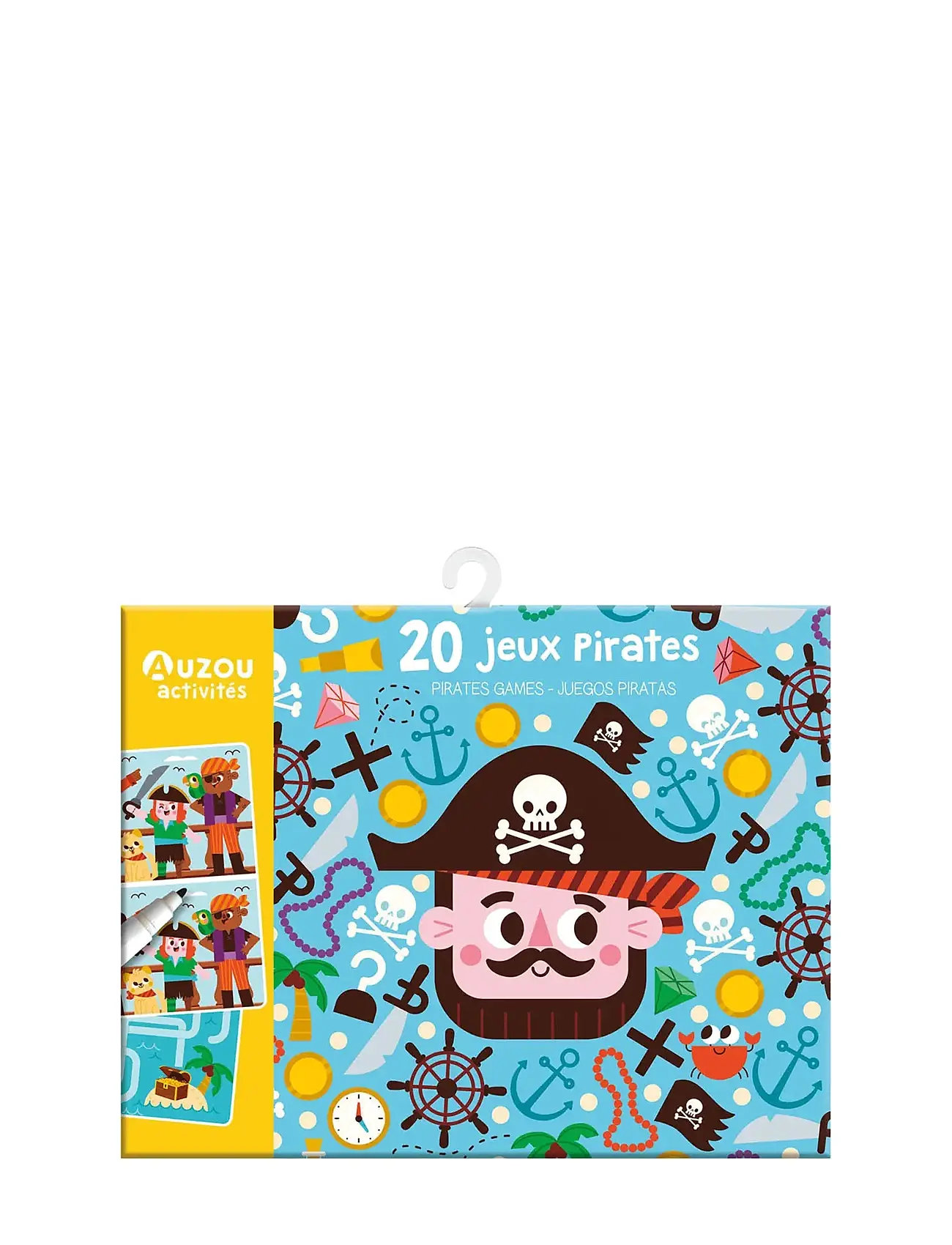 My Games Pouch - 20 Pirates Games Toys Puzzles And Games Games Board Games Multi/patterned Auzou