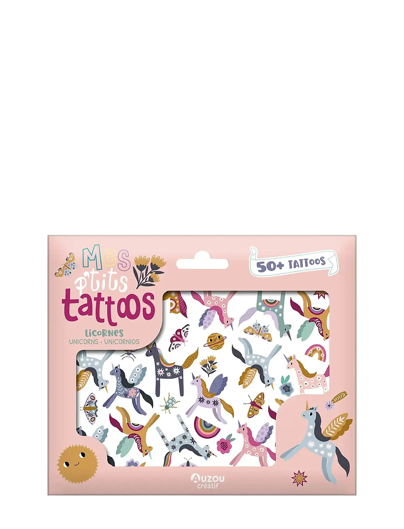 Little Tattoos - Unicorns Toys Creativity Drawing & Crafts Craft Stickers Multi/patterned Auzou