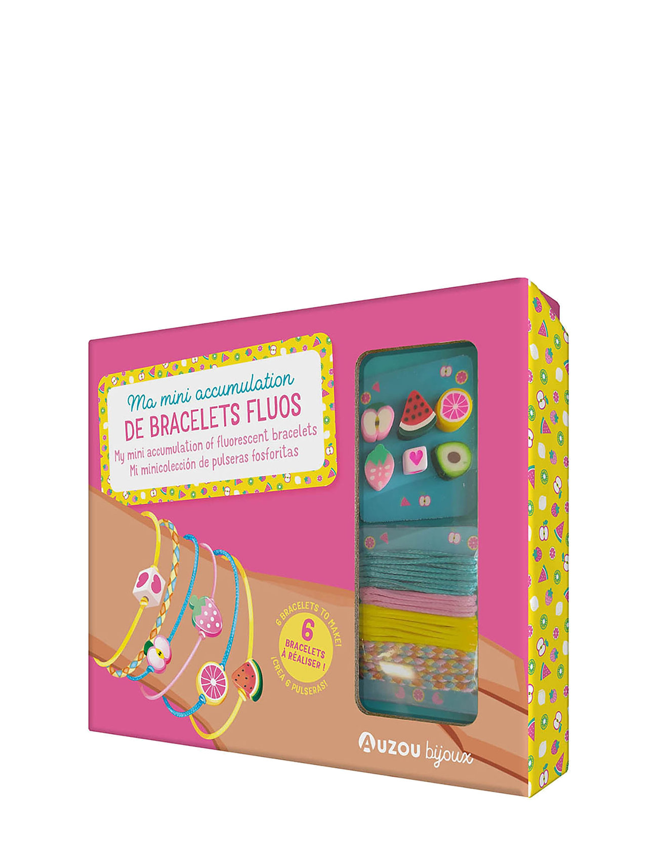 Jewellery Factory - Fluorescent Bracelets Toys Creativity Drawing & Crafts Craft Craft Sets Multi/patterned Auzou