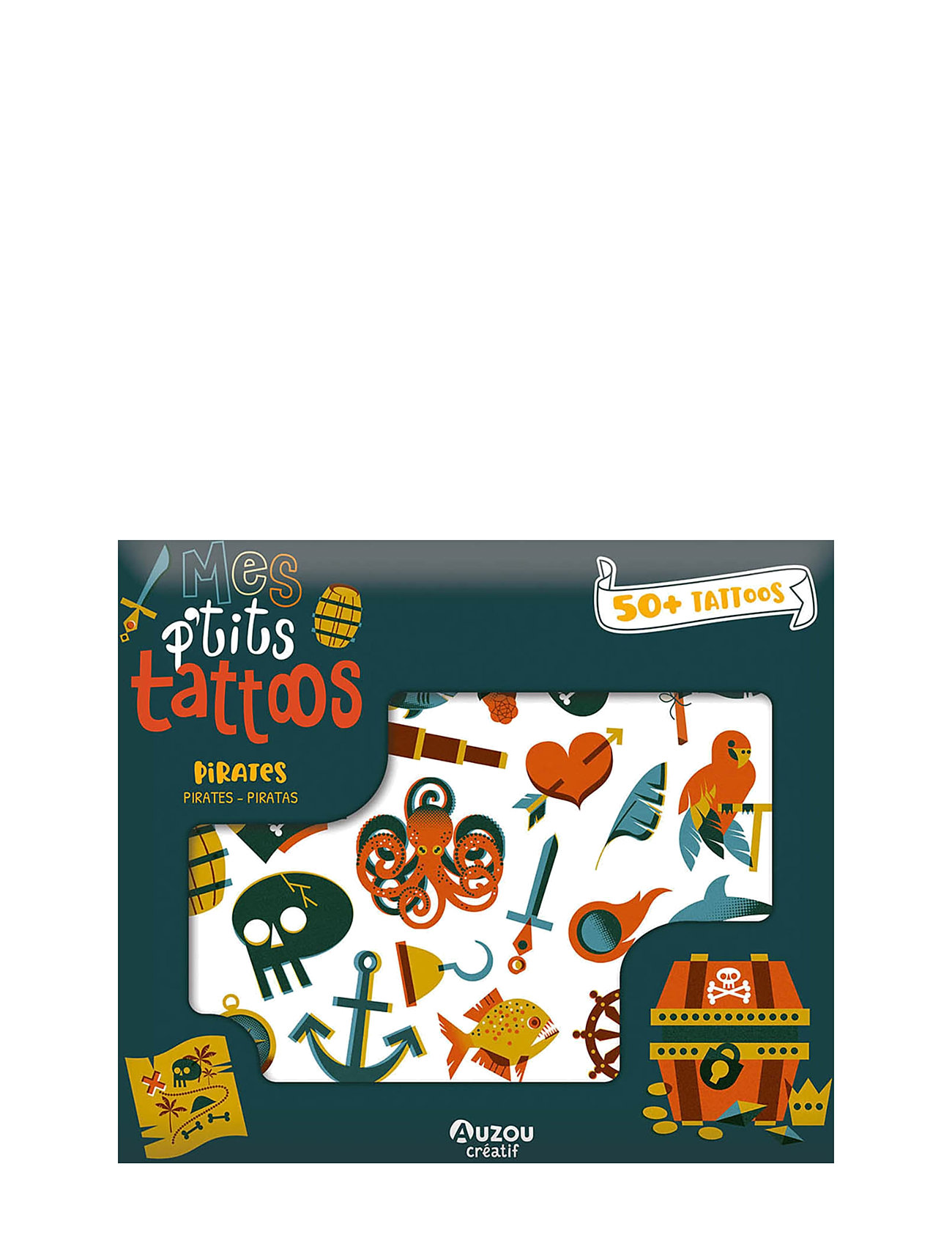 Little Tattoos - Pirates Toys Creativity Drawing & Crafts Craft Tattoos Multi/patterned Auzou
